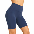 Damen Radlerhose Größe S Navyblau mit hohem Bund für Sport